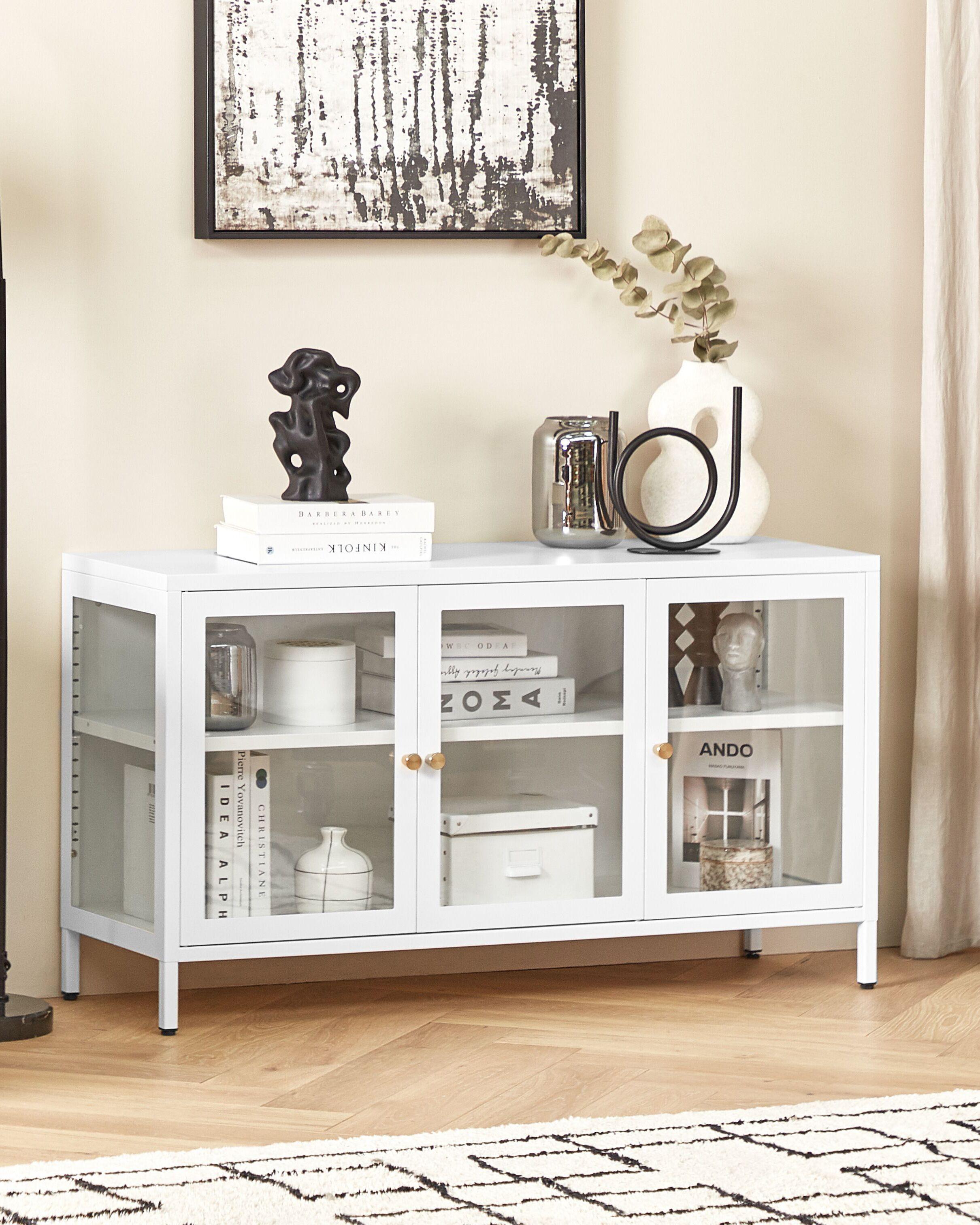 Beliani Commode en Acier Moderne NEWPORT  