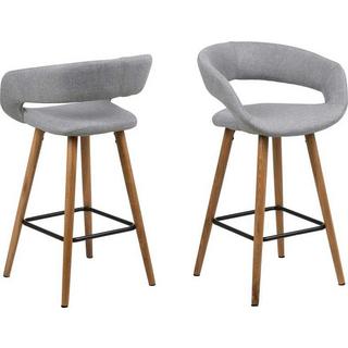 mutoni Tabouret de bar basse cabot gris clair  