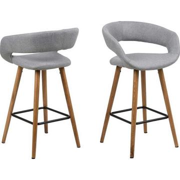 Tabouret de bar basse cabot gris clair