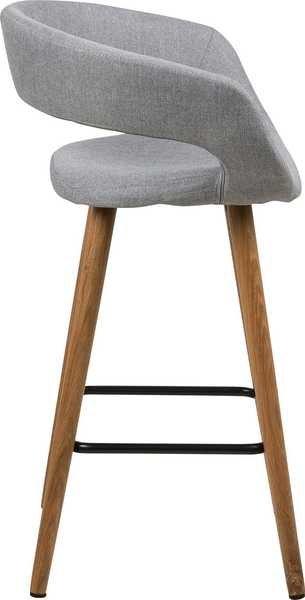 mutoni Tabouret de bar basse cabot gris clair  