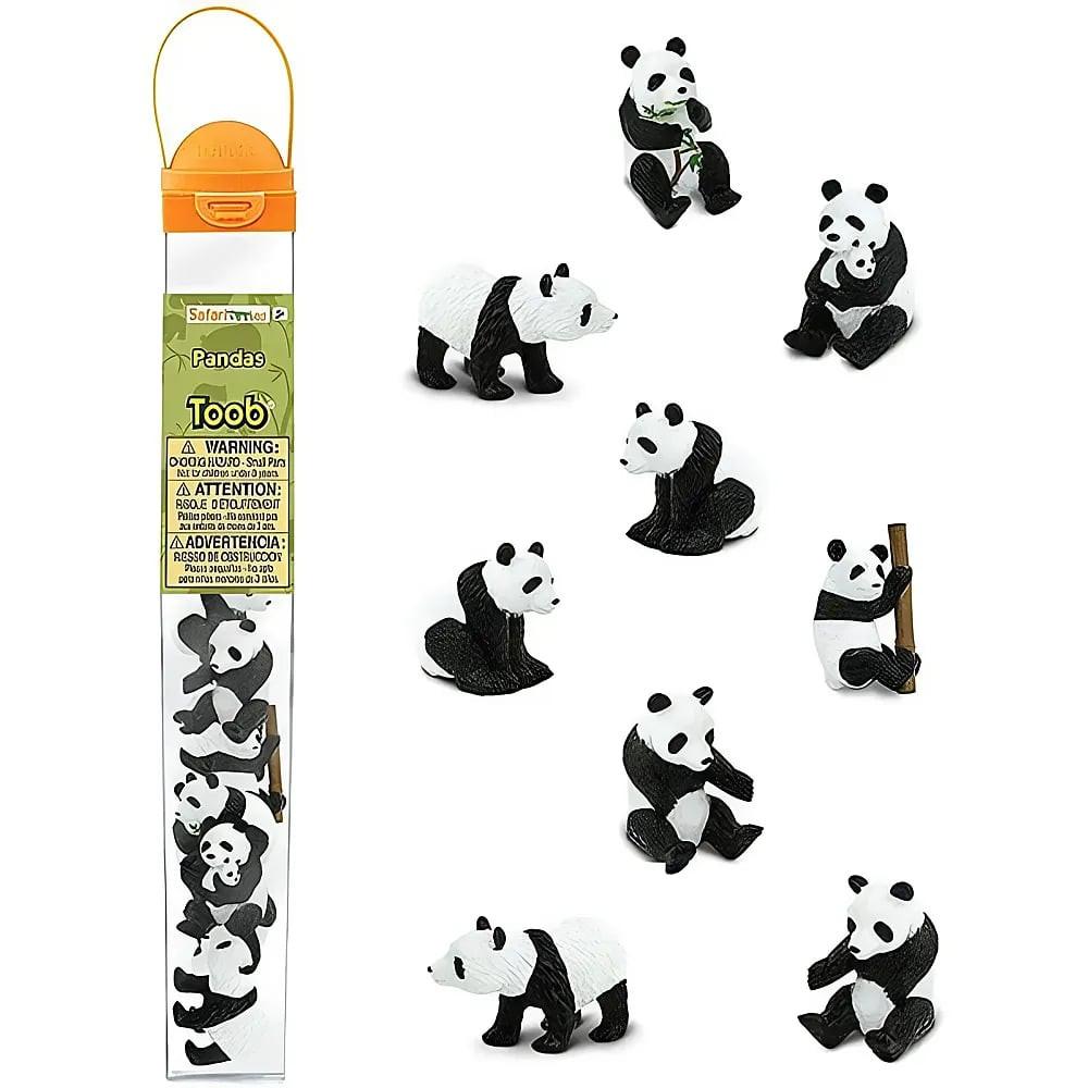 Image of Toob Pandabären (9Teile) Schwarz