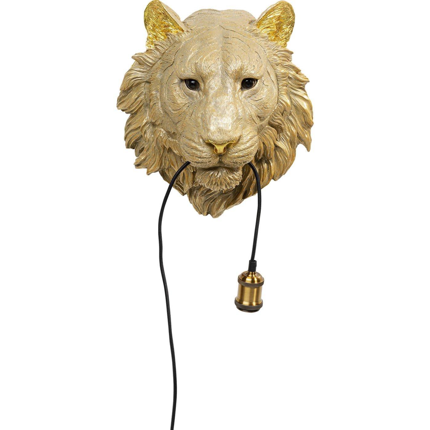 KARE Design Wandleuchte Tiger Head  