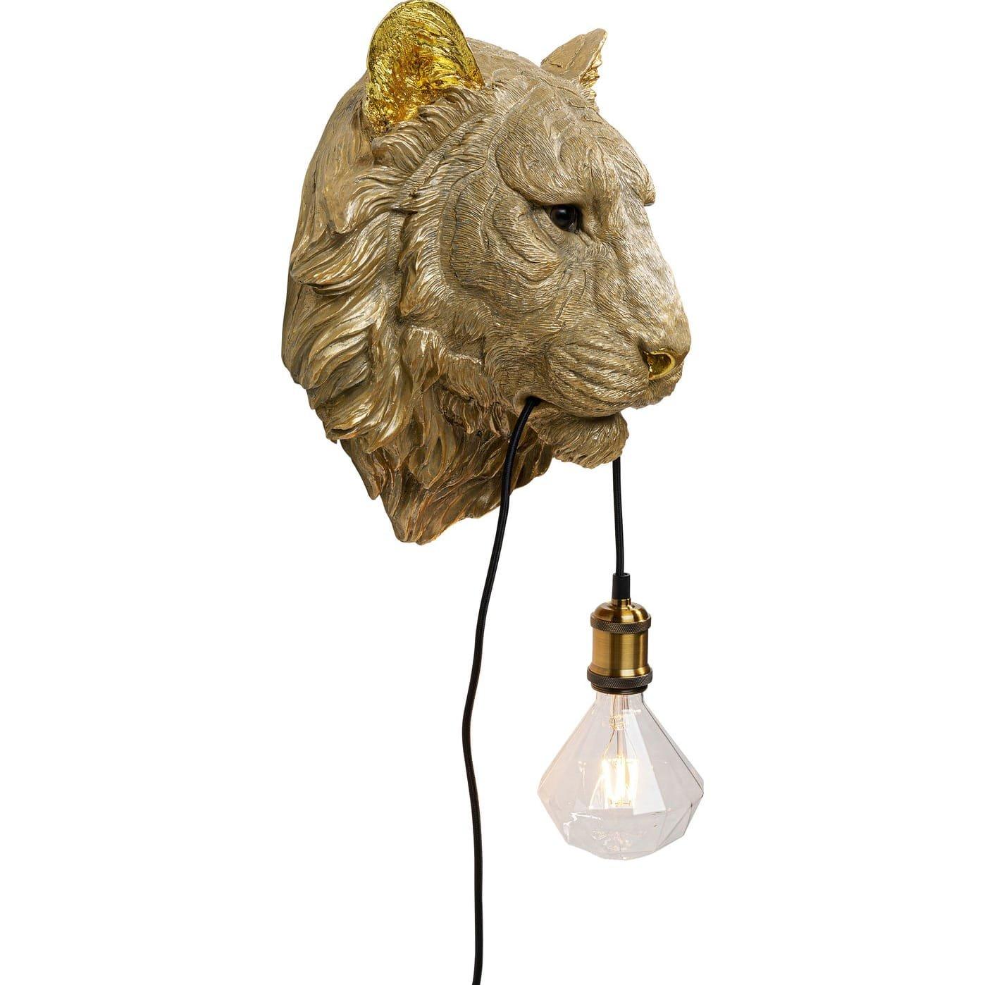 KARE Design Wandleuchte Tiger Head  