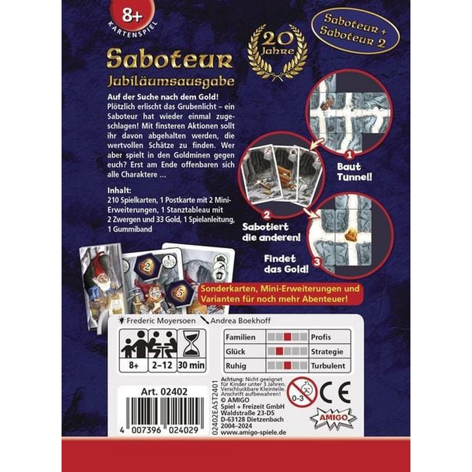 Amigo  Saboteur 20 Jahre-Edition 