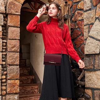 Only-bags.store PU Leder Crossbody Umhängetasche Passport Handytasche mit Kartenschlitz Verstellbarer Abnehmbarer Schulterriemen  