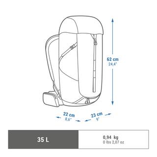 QUECHUA FHS150 Sac à dos de randonnée 35L  