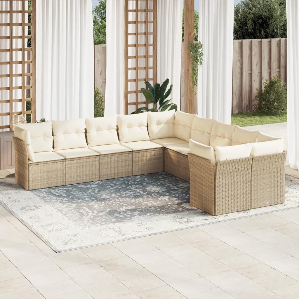 VidaXL Garten sofagarnitur poly-rattan  