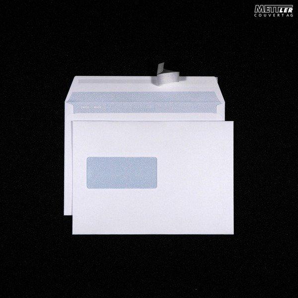 Image of Couvert Fenster links C5 8065 100g,ultraweiss,Kleber 500 St. Couvert Fenster links C5 8065 100g,ultraweiss,Kleber 500 St.