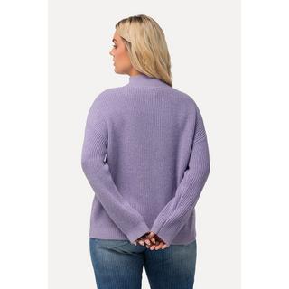 Ulla Popken  Pullover, Oversized, Toyerkragen, Langarm 