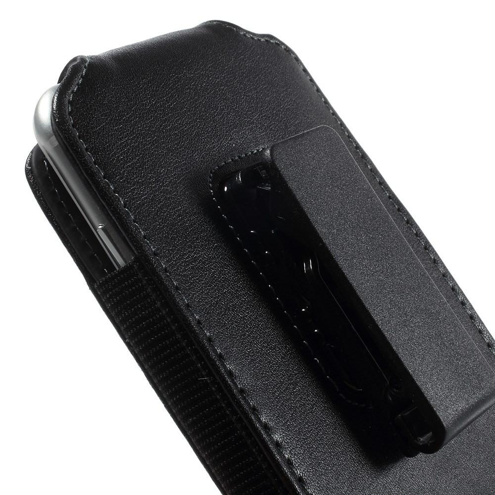 Cover-Discount  Universal - Sacoche ceinture 360° L avec clip Housse cuir verticale noire 