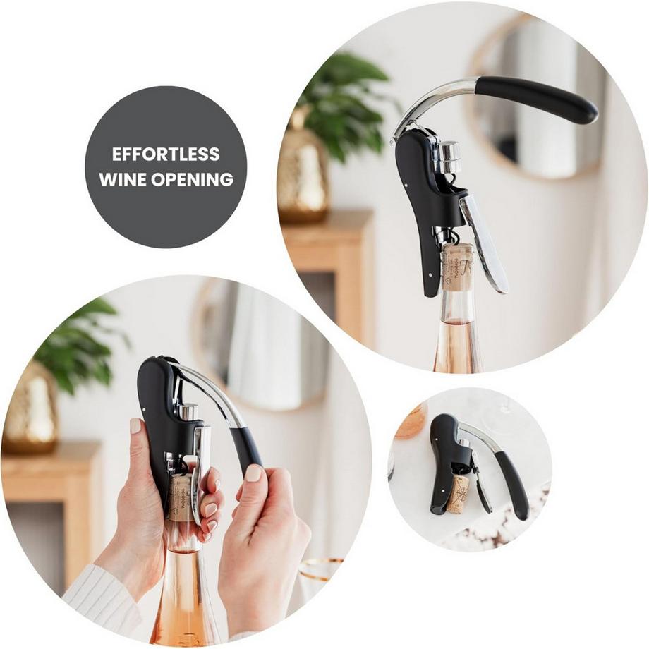 Uberstar Tire-bouchon à levier noir mat  