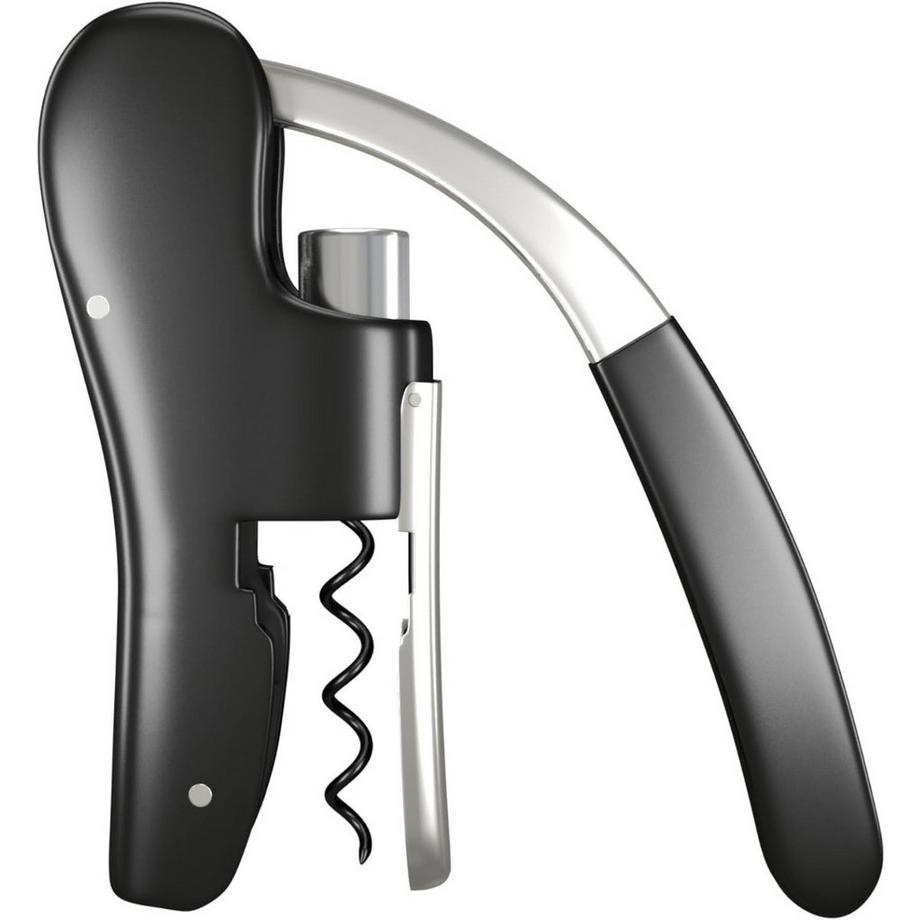 Tire-bouchon à levier noir mat