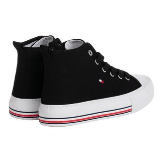 TOMMY HILFIGER  scarpe da ginnastica alte da bambina black 