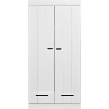 Armoire Connect 2 portes 2 tiroirs Pine White (FSC)