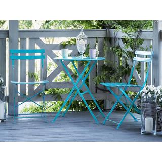 Beliani Bistro Set aus Stahl Modern FIORI  