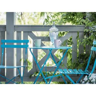 Beliani Bistro Set aus Stahl Modern FIORI  