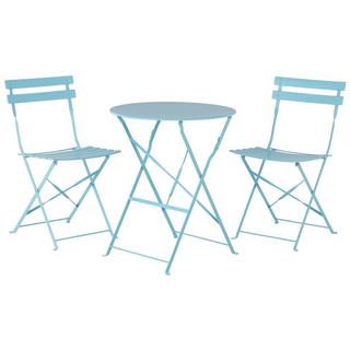 Beliani Bistro Set aus Stahl Modern FIORI  