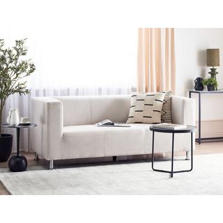 Beliani Canapé 3 places en Tissu chenille Glamour FLORO  