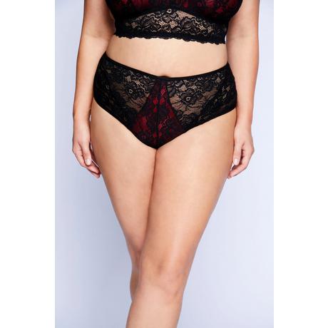 Ulla Popken  Taillenslip, Ouvert, Criss-Cross 