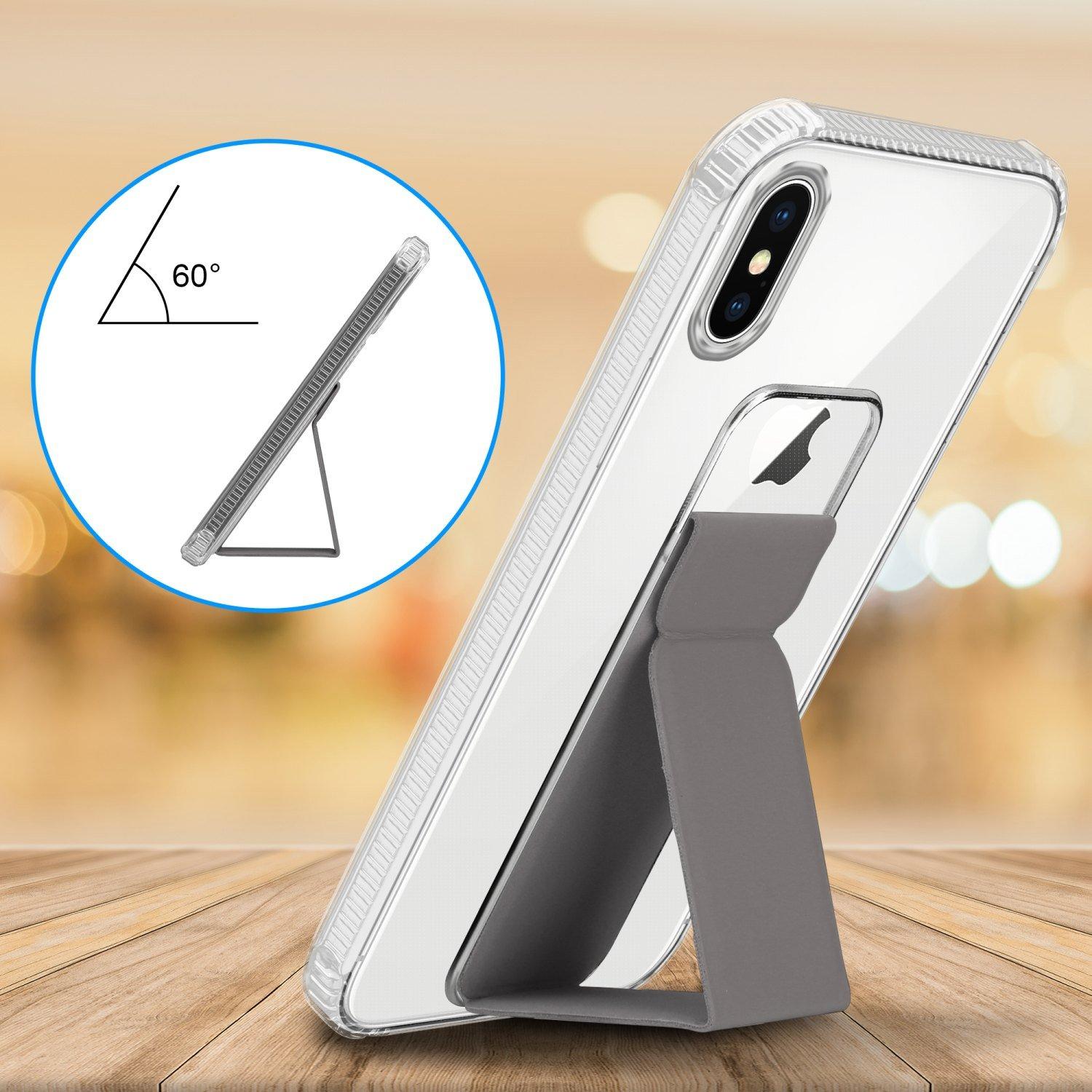 Cadorabo  Housse compatible avec Apple iPhone X / XS - Coque de protection en silicone TPU flexible avec support et fonction stand 