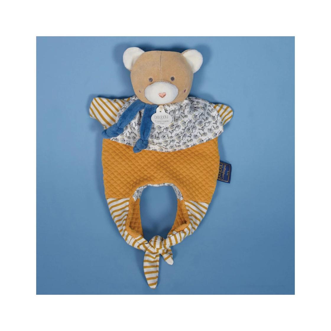 DouDou et compagnie  Amusette Bär Schmusetuch (30cm) 