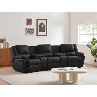 Vente-unique Relaxsofa 3Sitzer Leder AROMA  