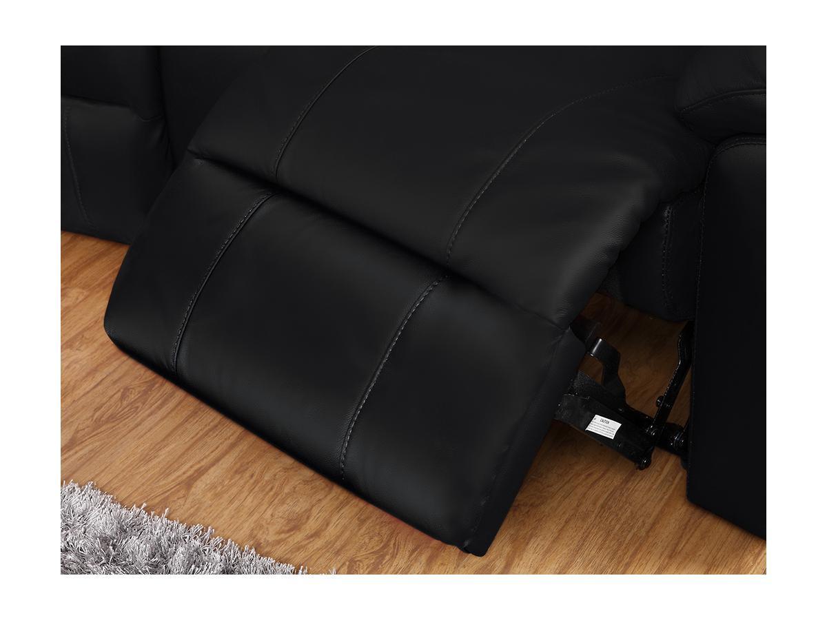 Vente-unique Relaxsofa 3Sitzer Leder AROMA  