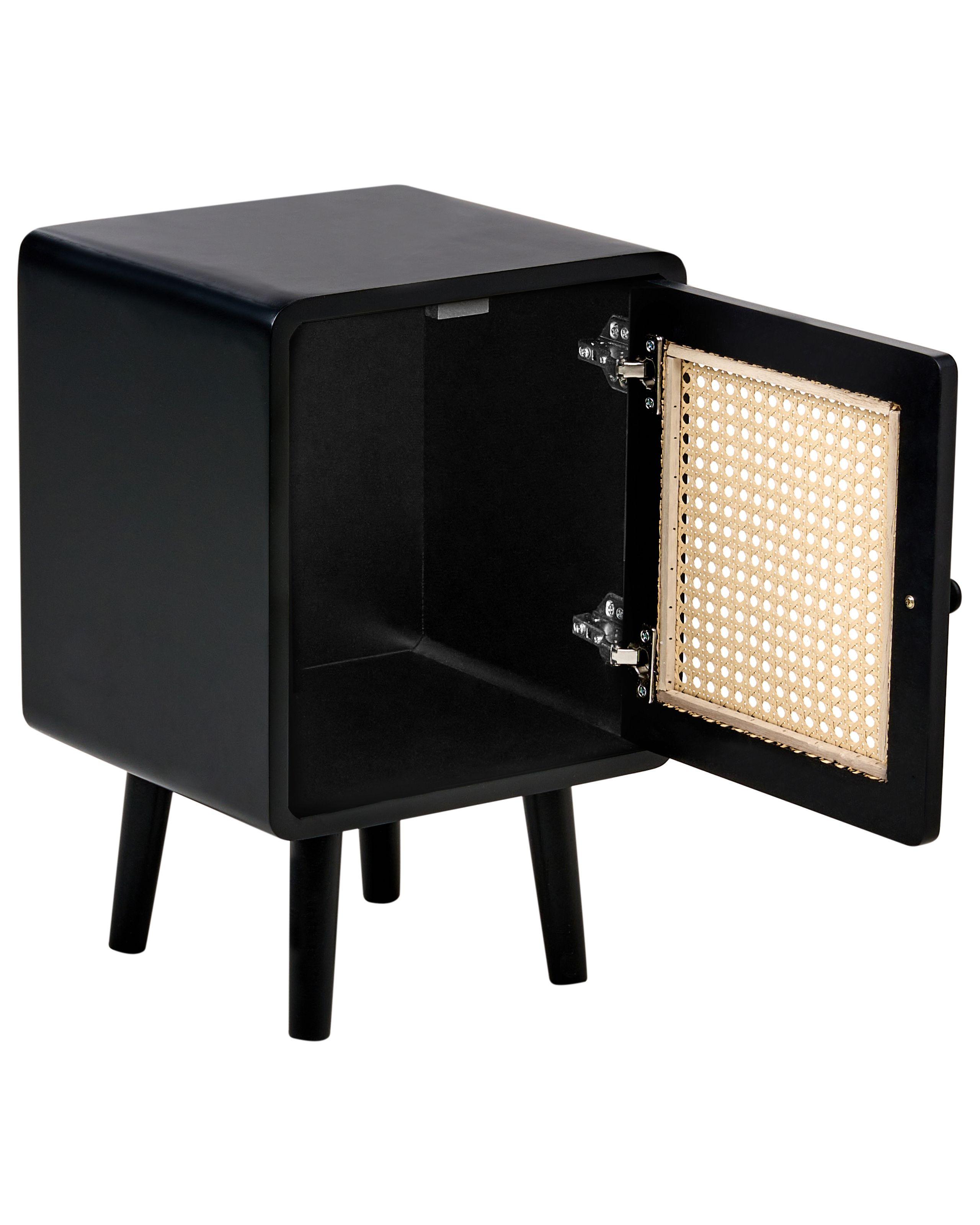 Beliani Nachttisch aus MDF-Platte Rustikal LEFROY  