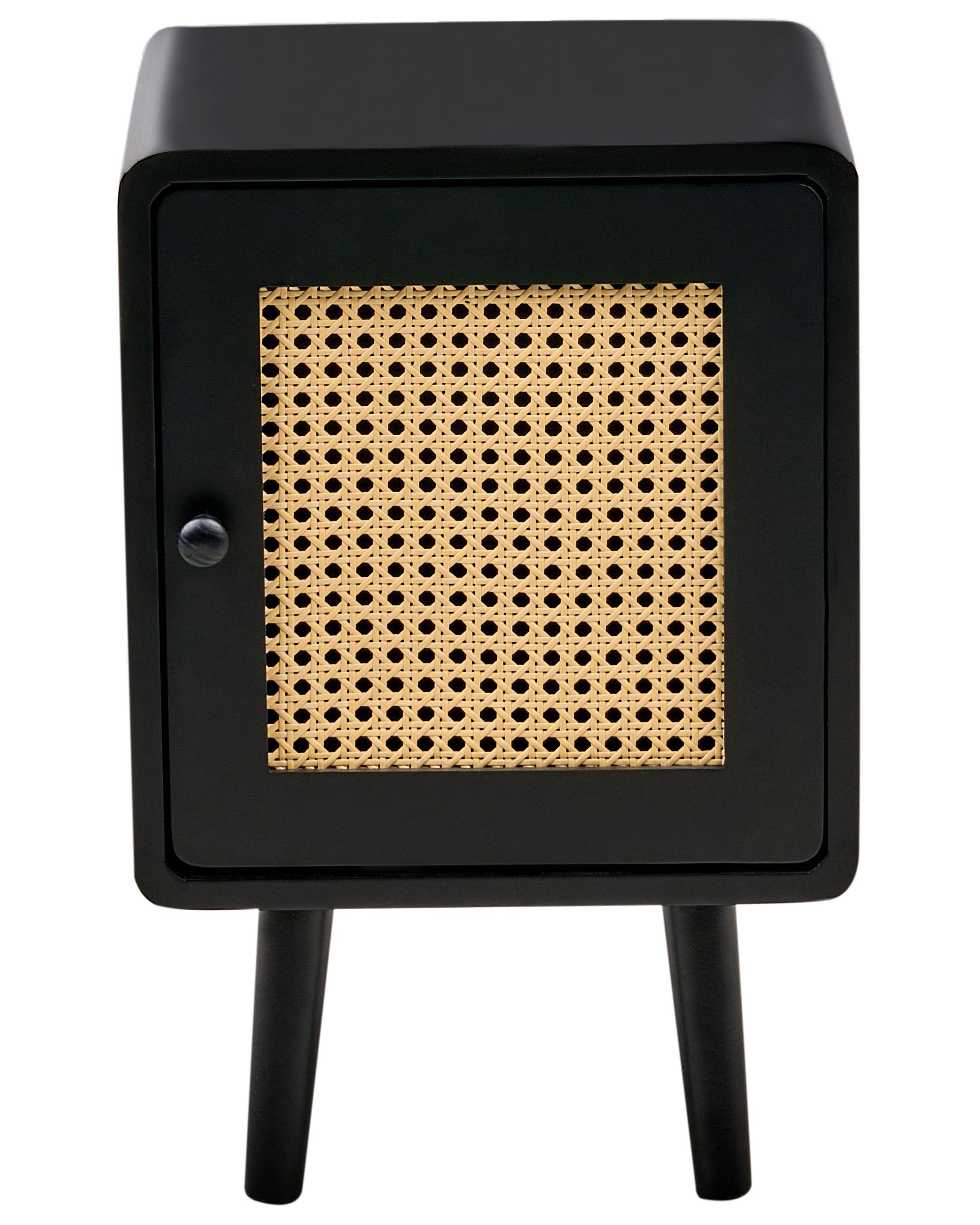 Beliani Nachttisch aus MDF-Platte Rustikal LEFROY  