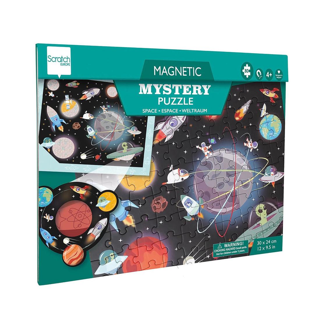 Image of Puzzle Magnetisches Entdeckerpuzzle Weltraum (80Teile)