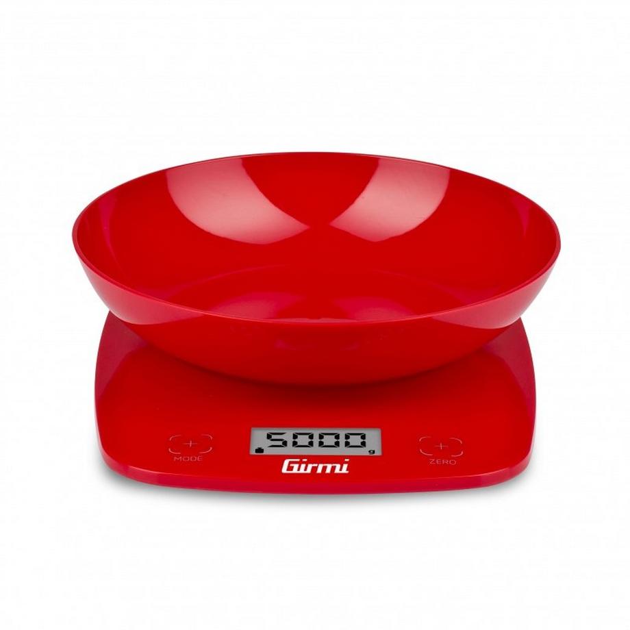 Girmi Girmi PS01 Rouge Comptoir Rond Balance de ménage électronique  