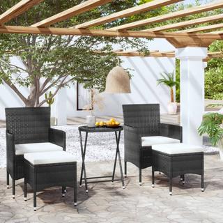 VidaXL set bistrot da giardino Polirattan  