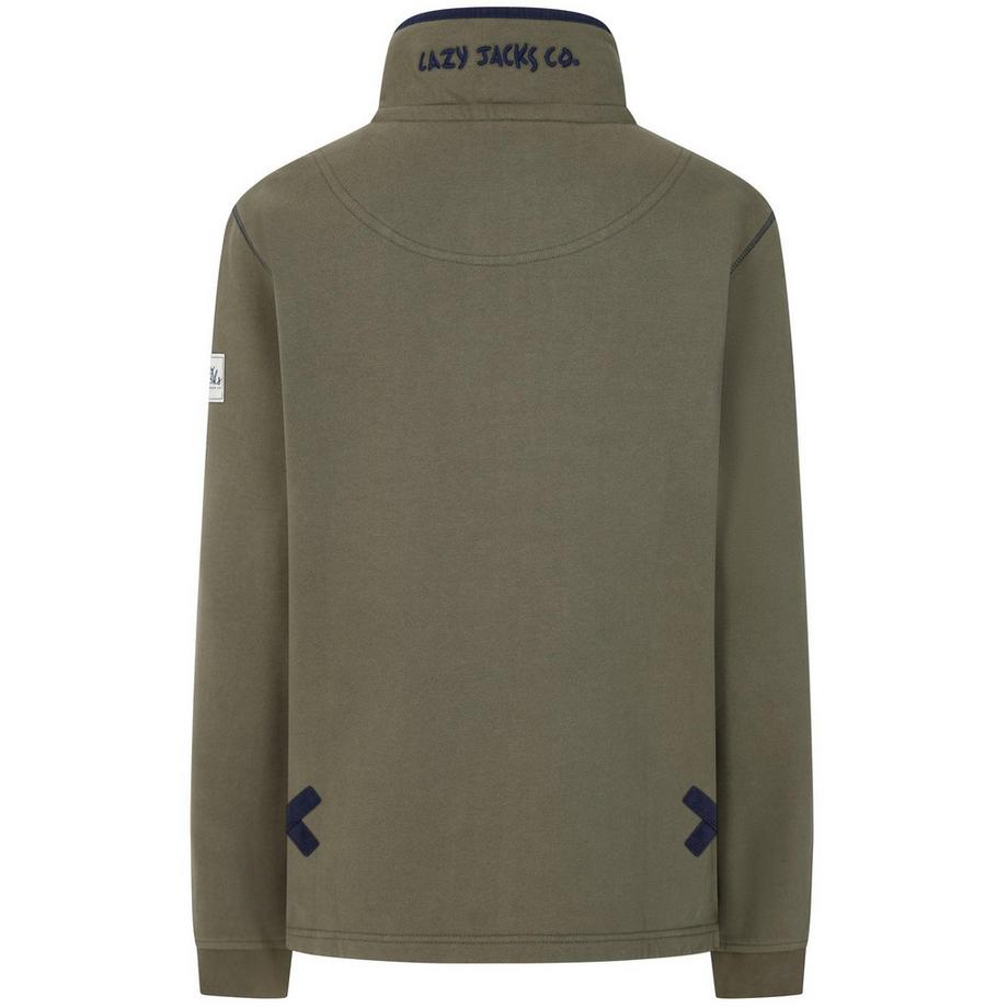 Lazy Jacks Sweatshirt  , mit kurzem Reißverschluss  