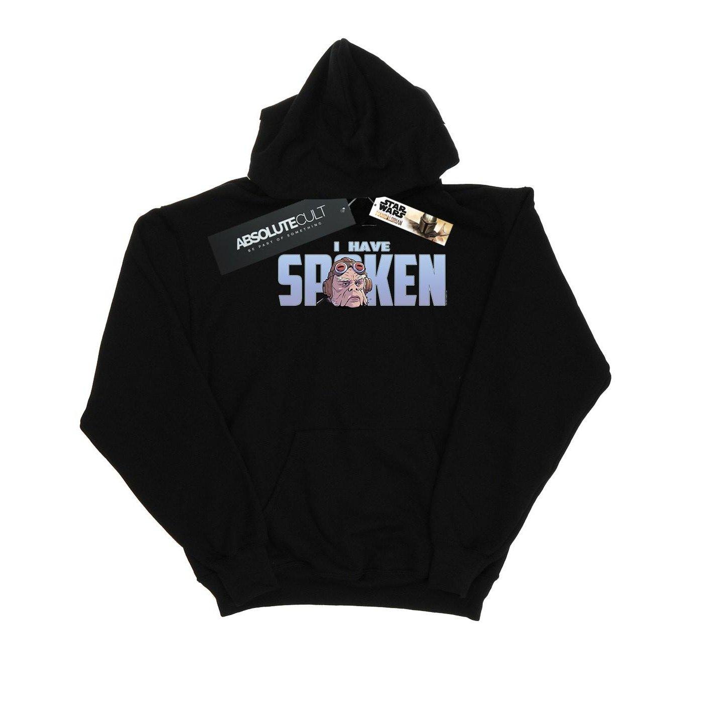 Image of The Mandalorian Kuiil I Have Spoken Kapuzenpullover Jungen Schwarz 104