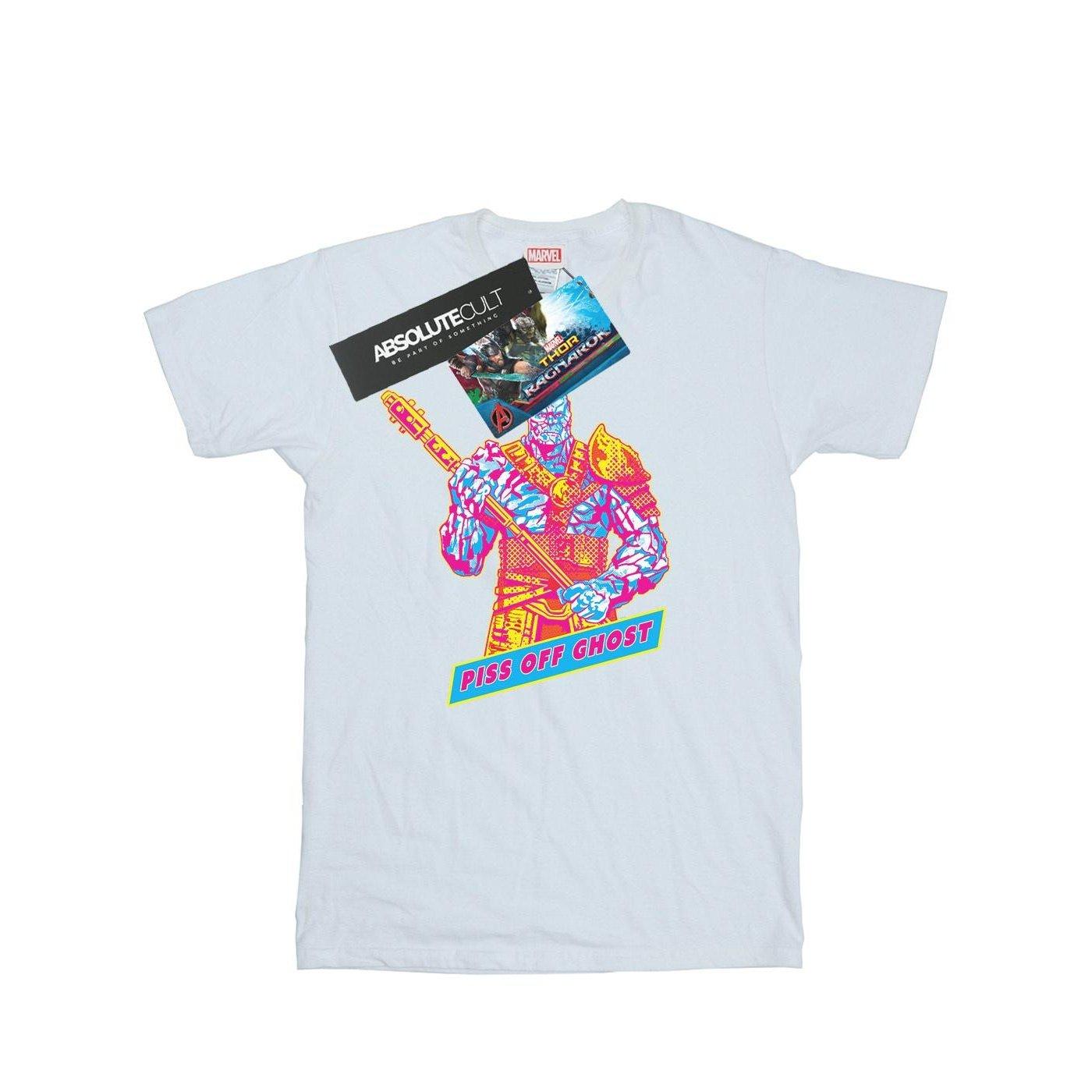 Image of Thor Ragnarok Korg's Ghost Tshirt Damen Weiss L