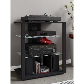 VCM  Meubles Hifi Rack Armoire Phono Etagère en verre Phono Mediaregal Folus Meubles Hifi Rack Armoire Phono Etagère en verre Phono Mediaregal Folus 