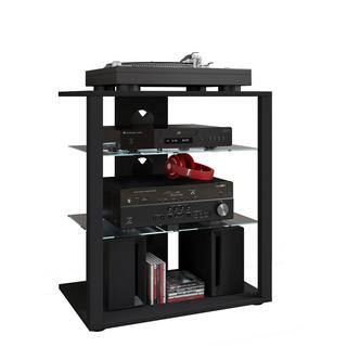 VCM  Meubles Hifi Rack Armoire Phono Etagère en verre Phono Mediaregal Folus Meubles Hifi Rack Armoire Phono Etagère en verre Phono Mediaregal Folus 