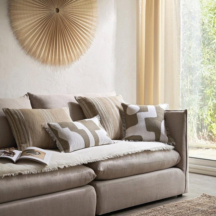 La Redoute Intérieurs Housse de Coussin Belaga Rayée  