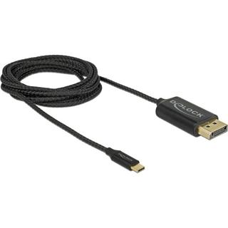 DeLock  Câble  USB Type-C - Câble coaxial DisplayPort 