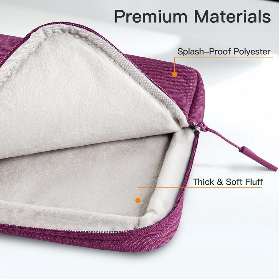 Only-bags.store Sacoche Ordinateur Portable Étanche Antichoc avec Poche Accessoires  