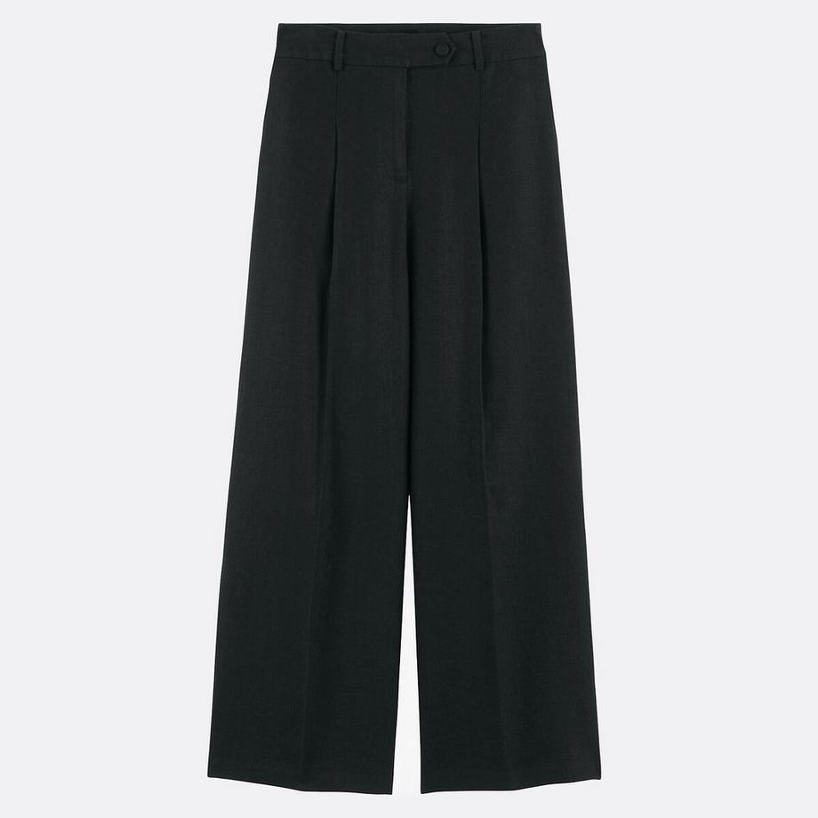 La Redoute Collections Weite Hose mit Abnähern  