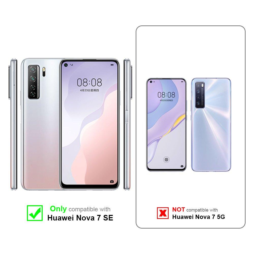 Cadorabo  Vollbild Display-Schutzglas für Huawei NOVA 7 SE - Schutzfolie 