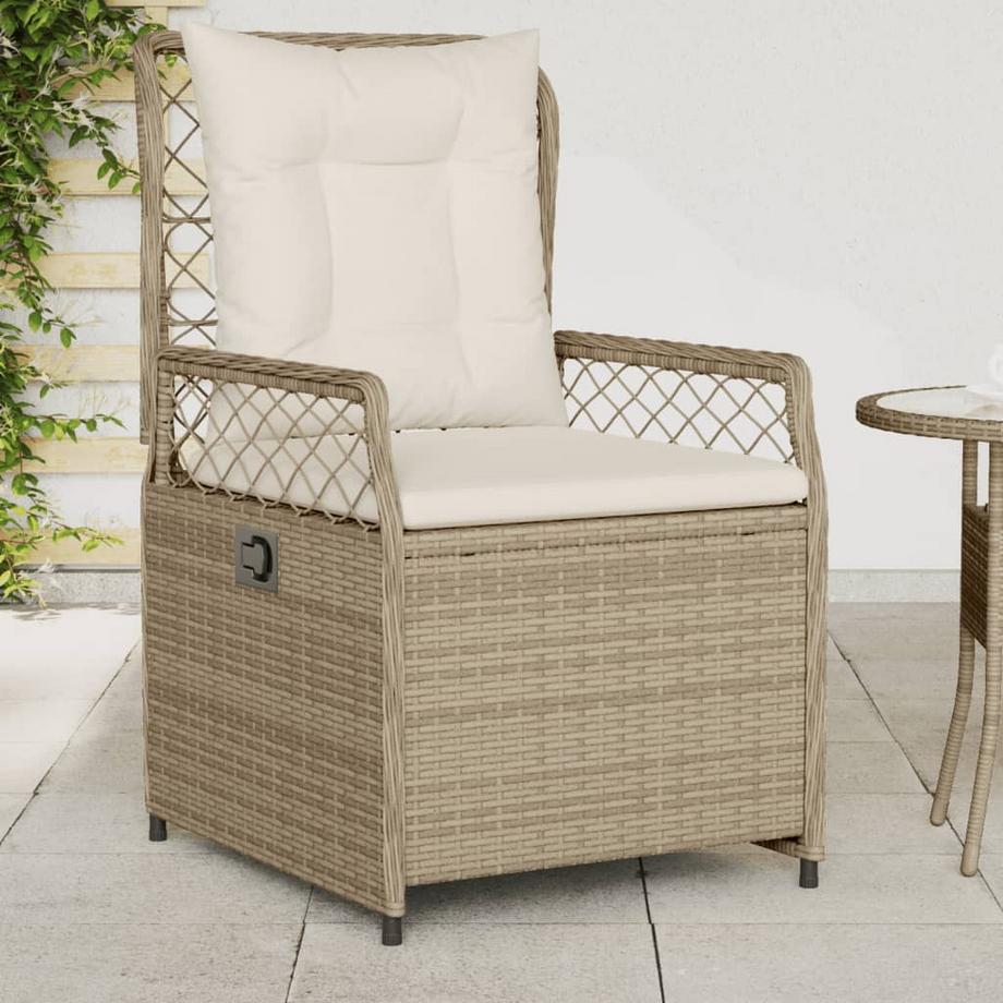 VidaXL Gartensessel verstellbar poly-rattan  