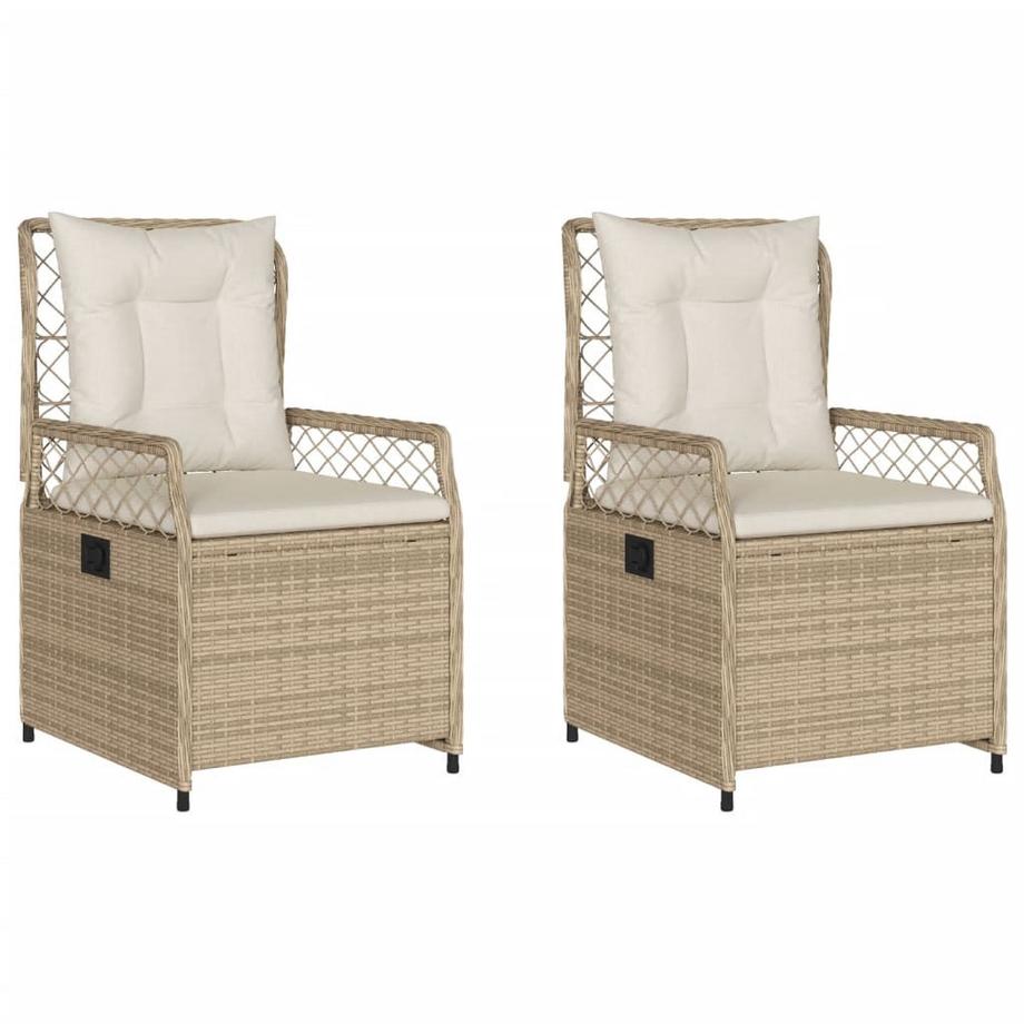 Gartensessel verstellbar poly-rattan