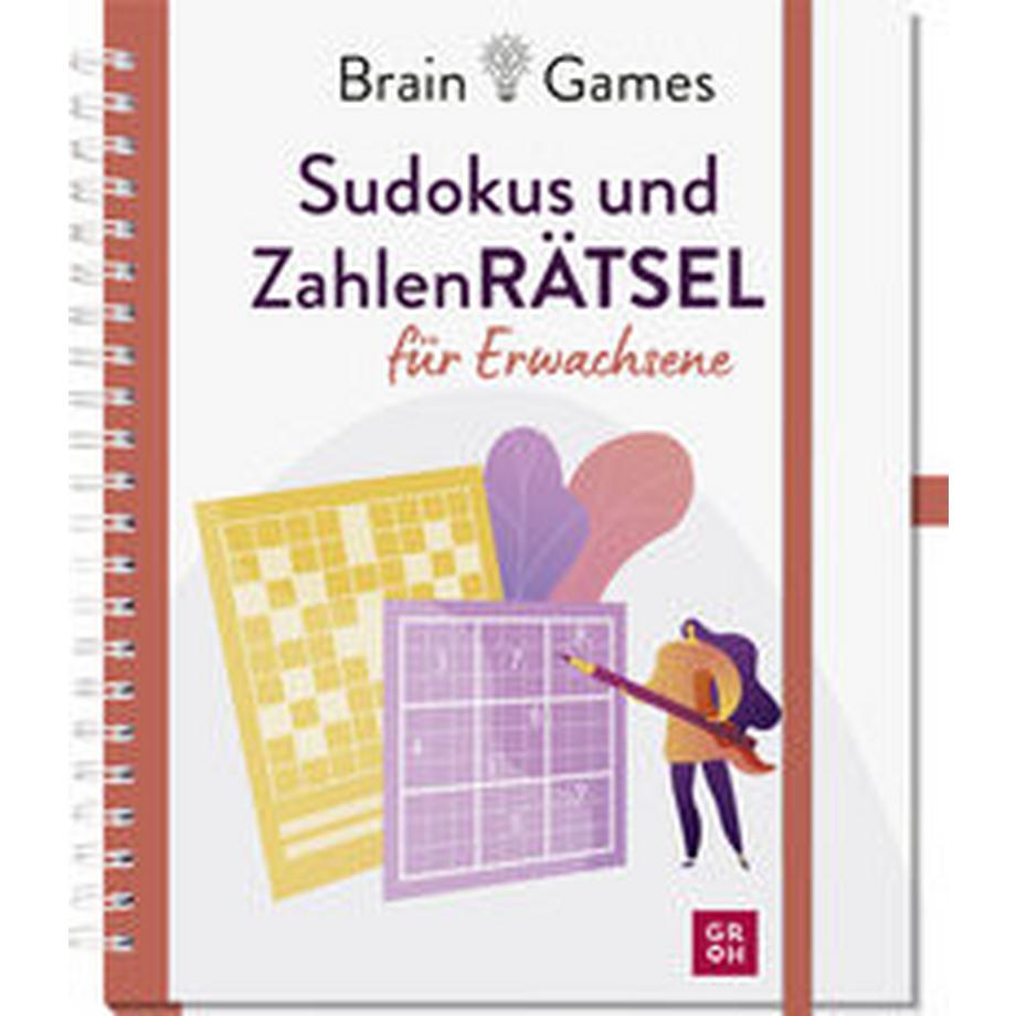 GROH Verlag  Brain Games - Sudokus und Zahlenrätsel für Erwachsene 