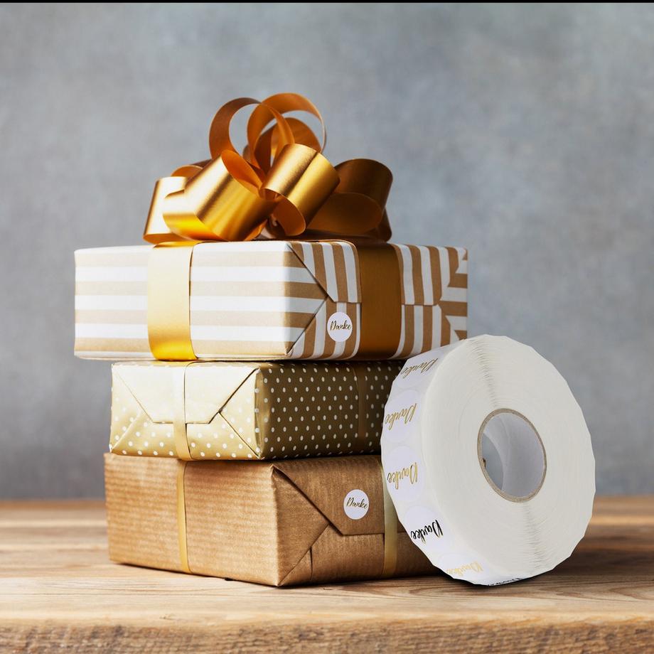 B2X Adesivo di ringraziamento 2500 pezzi  