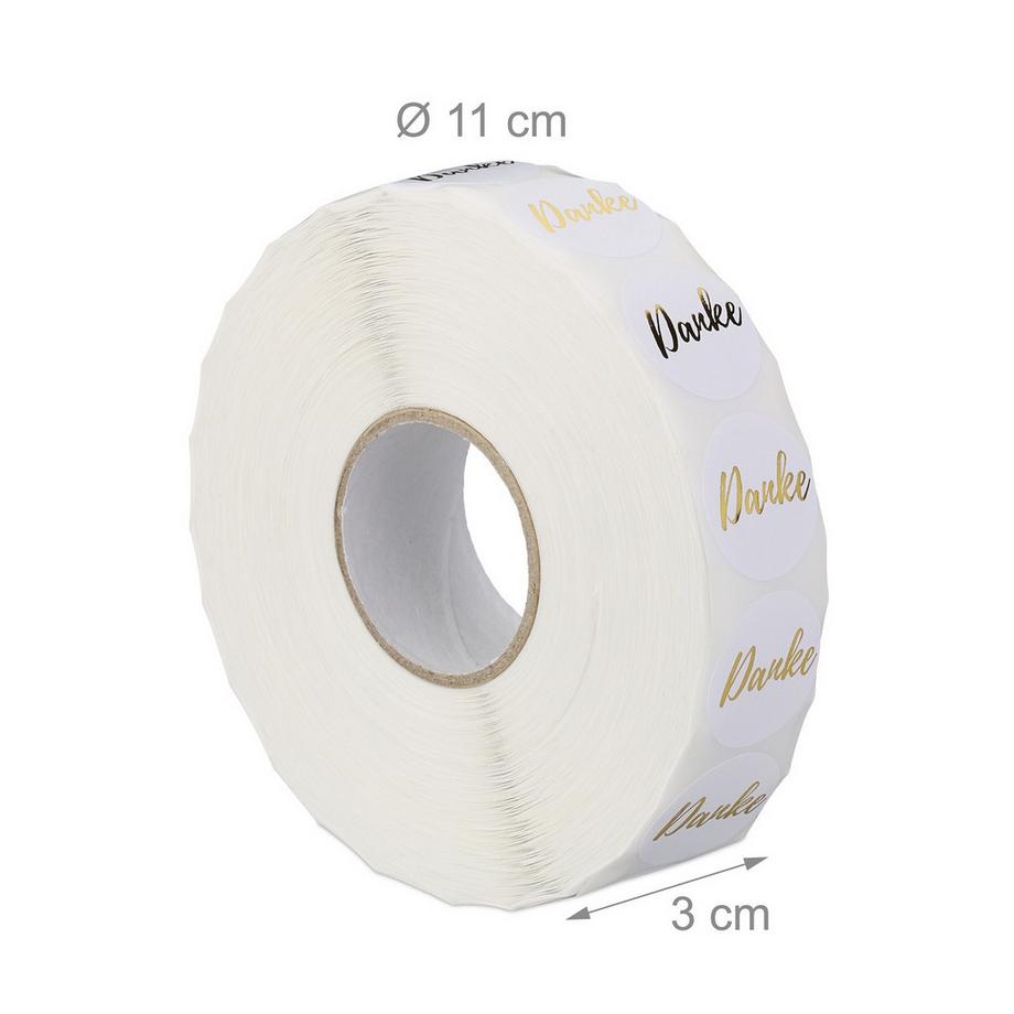 B2X Adesivo di ringraziamento 2500 pezzi  