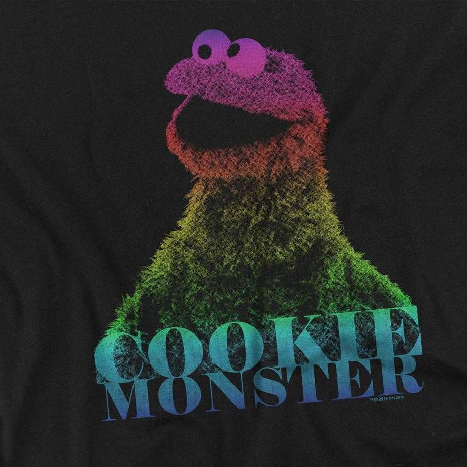 Sesame Street T-Shirt Manches Longues Cookie Monster  