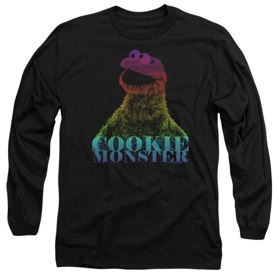 T-ShirtManches Longues Motif Macaron Le Glouton Motiftyle Têtes En Demiteintes