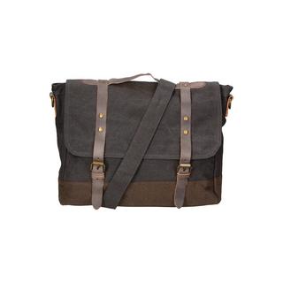 Gave Lux Canvas und Leder Umhängetasche  